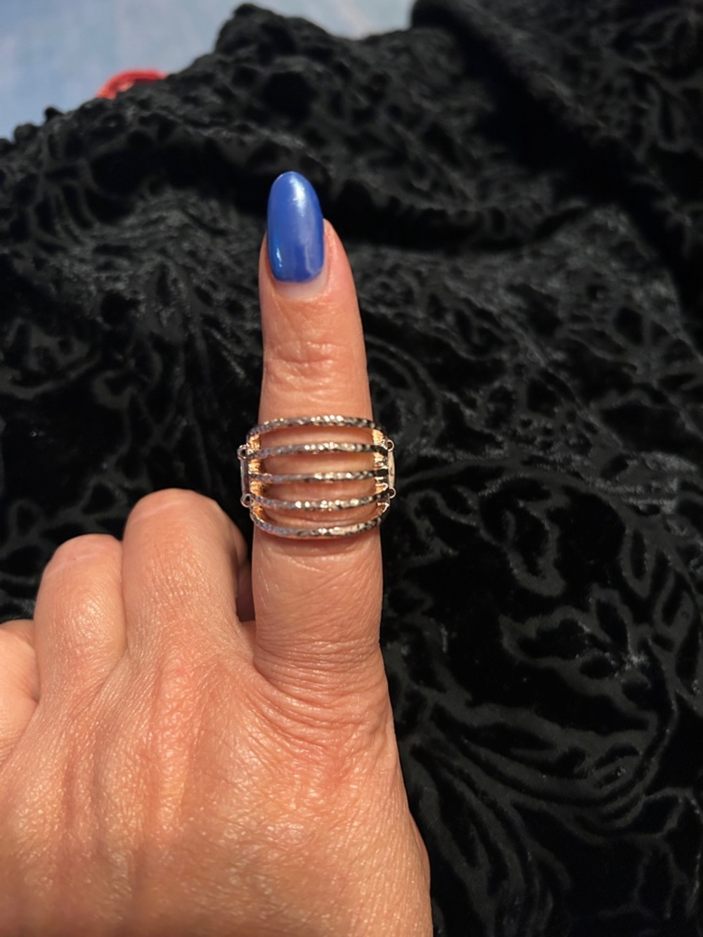 Multi-Row Band Ring in Rose Gold